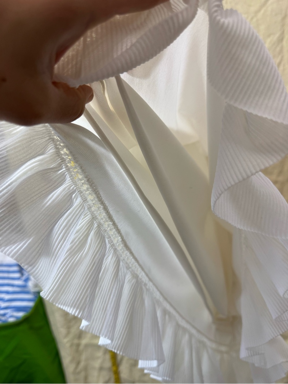 Vintage White Lace-Trim Slip Chemise - Picture 9 of 9
